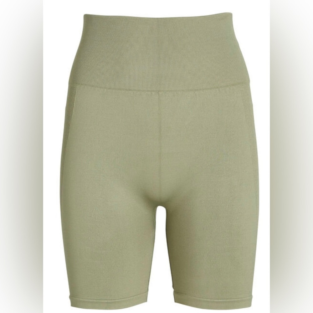 WeWorewhat Seamless Biker Shorts Small in Green Size Small High Rise Athletic